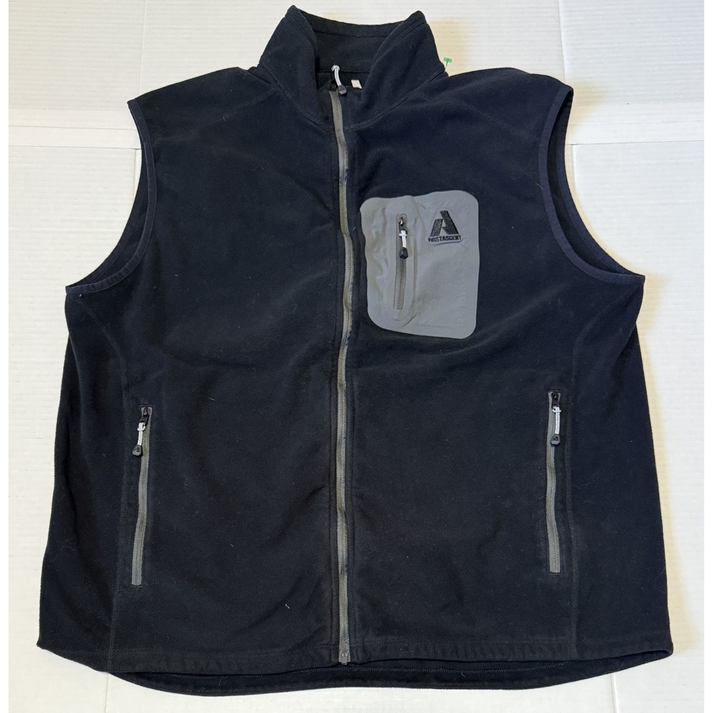 EDDIE BAUER First Ascent - Men's Full Zip Fleece Outdoor Hiking Vest- X-Large XL